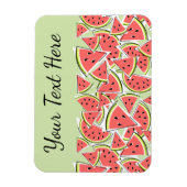 スイカグリーン文字 マグネット (縦)