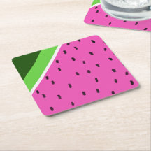 スイカコースター