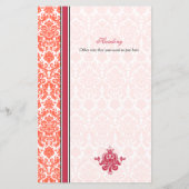 スイカコーラルダマスクメニューカードバージョン2 (裏面)