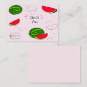 スイカサンキューカード ノートカード (正面/裏面)