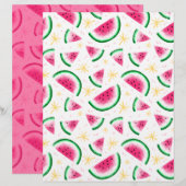 スイカスクラップブック紙 (正面/裏面)