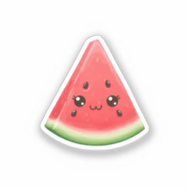 スイカステッカー カスタム おもしろい 夏の果物 ギフト シール