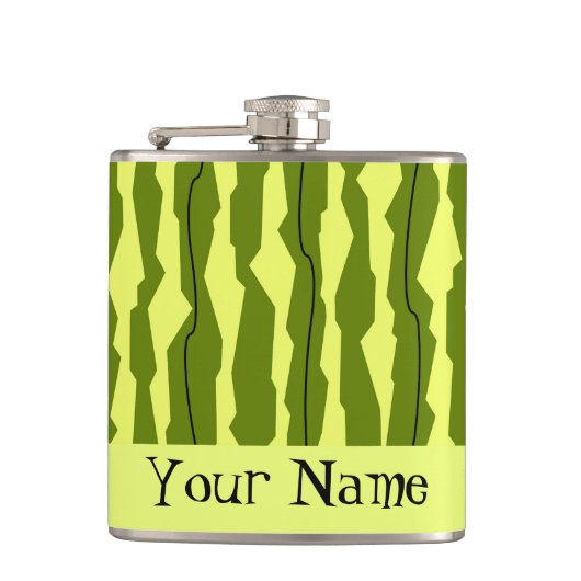 スイカストライプの名前 フラスク (正面)