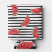 スイカストライプの、ヴィンテージのシームレスなパターン。 缶クーラー (裏面)