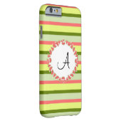 スイカストライプクラシック「モノグラム」 iPhoneケース Case-Mate iPhoneケース (裏面/右)
