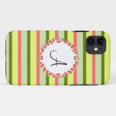 スイカストライプクラシック「モノグラム」 iPhone 5ケース Case-Mate iPhoneケース (裏面(横))