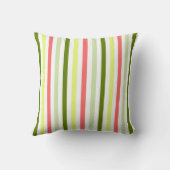 スイカストライプピース薄いバックスクエア クッション (裏面)