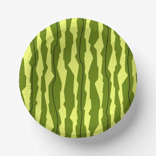 スイカストライプ ペーパーボウル (正面)