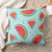 スイカスプラッシュ20x20装飾用クッション クッション (ブランケット)