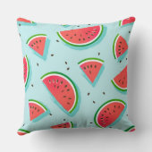スイカスプラッシュ20x20装飾用クッション クッション (裏面)