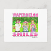 スイカスマイル感動的はがき ポストカード (正面)