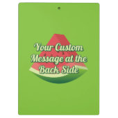 スイカスライスのクリップボード クリップボード (裏面)