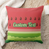 スイカスライスの背景 クッション (ブランケット)