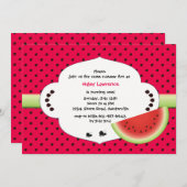 スイカスライス招待状 招待状 (正面/裏面)