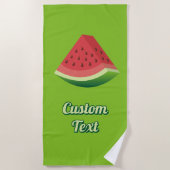 スイカスライス ビーチタオル (正面)