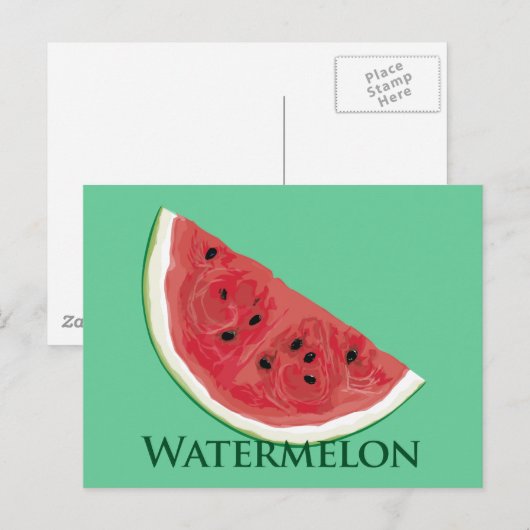 スイカスライス ポストカード (正面/裏面)