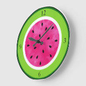 スイカスライス ラージ壁時計 (傾斜)