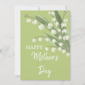 スイカズラの花の幸せな母の日のカード シーズンカード (正面)