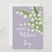 スイカズラの花の幸せな母の日のカード シーズンカード (正面)