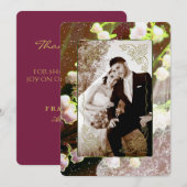 スイカズラの花 ~ ウェディング招待状コレクション 招待状 (正面/裏面)