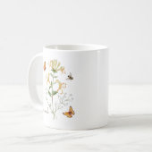 スイカズラの誕生花 コーヒーマグカップ (正面左)
