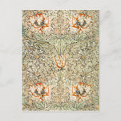 スイカズラ、ウィリアム・モリス ポストカード (正面)