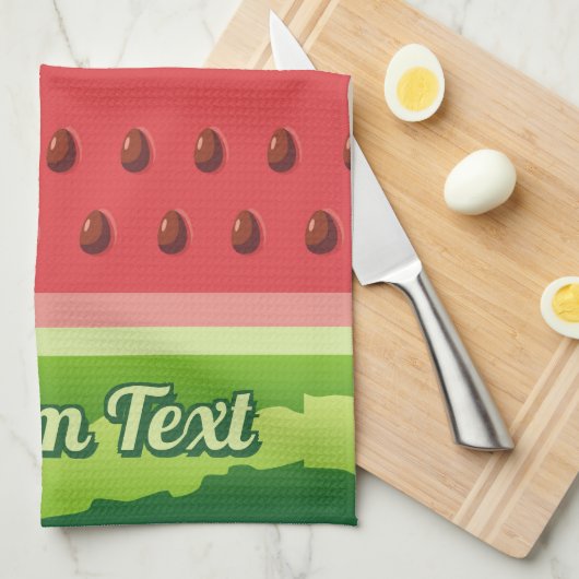 スイカタオル キッチンタオル (四つ折り)