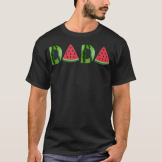 スイカダダパパのユニークなサマーパーティー Tシャツ
