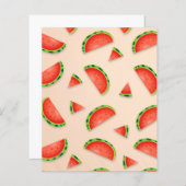 スイカテーマスクラップブック紙 (正面/裏面)