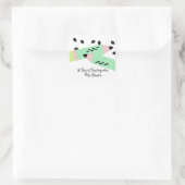 スイカテーマ新学期先生歓迎 スクエアシール (バッグ)