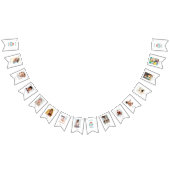 スイカテーマ1st誕生日12ヶ月フォト バンティングフラッグ (全)