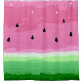 スイカデザイン シャワーカーテン (正面)