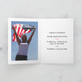 スイカトゥチュアメリカンブラックガールバースデーパーティー 招待状 (内部)