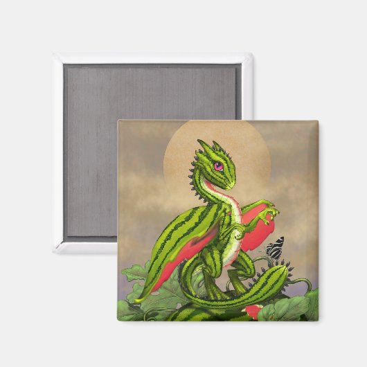 スイカドラゴンスクエア冷凍機マグネット マグネット (正面/裏面)