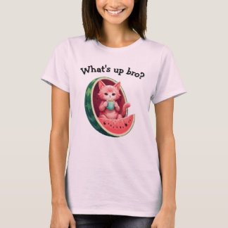 スイカネコのコーヒーブレイク Tシャツ