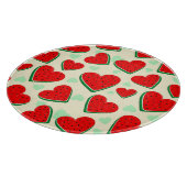 スイカハートバレンタインズデイフリーパレスチナ カッティングボード (角)