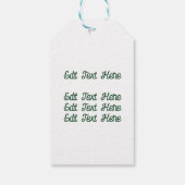 スイカハートバレンタインズデイフリーパレスチナ ギフトタグ (裏面)