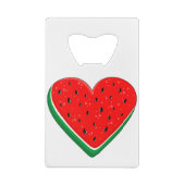 スイカハートバレンタインズデイフリーパレスチナ クレジットカード栓抜き (裏面)