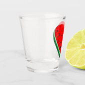 スイカハートバレンタインズデイフリーパレスチナ ショットグラス (左)