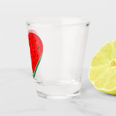 スイカハートバレンタインズデイフリーパレスチナ ショットグラス (右)