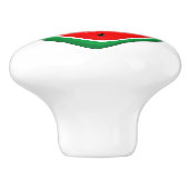 スイカハートバレンタインズデイフリーパレスチナ セラミックノブ (側面)