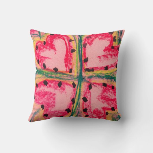 スイカハート クッション (裏面)