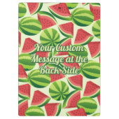 スイカパターンのクリップボード クリップボード (裏面)