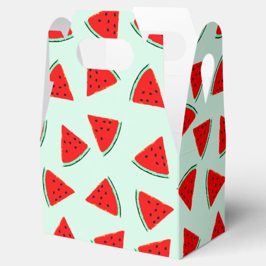 スイカパターン三角形 フェイバーボックス (オープン)