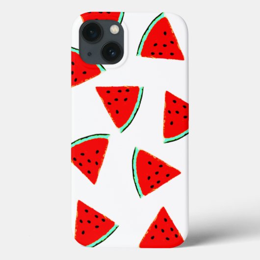 スイカパターン三角形 Case-Mate iPhoneケース (裏面)