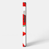 スイカパターン三角形 iPhoneケース (左側面)
