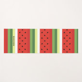 スイカパターン名前をカスタムするヨガマット ヨガマット (正面(横))