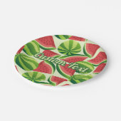 スイカパターン紙プレート ペーパープレート (アングル)