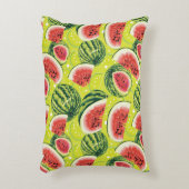スイカパターン2 アクセントクッション (正面(垂直))