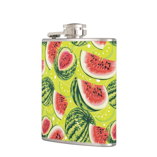 スイカパターン2 フラスク (左)